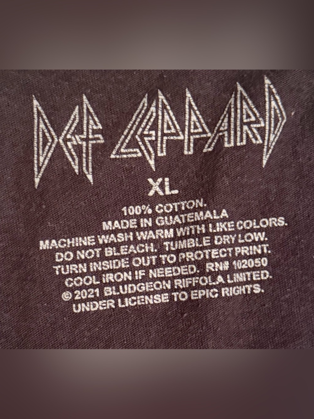 Def Leppard Vintage-Style Graphic Band Tee - Size XL - Picture 4 of 4